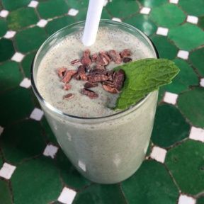 Gluten-free milkshake from Cafe Gratitude